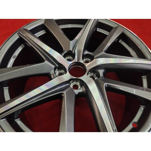Grey 5 Twin Spoke Alloy Wheels 8J 19 Inch Aluminum Alloy Rims