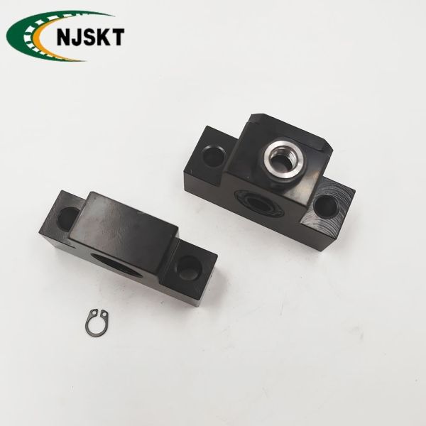 Carbon Steel Ball Screw Support RoHS EK05 JIS B 1191 Square Supported Side