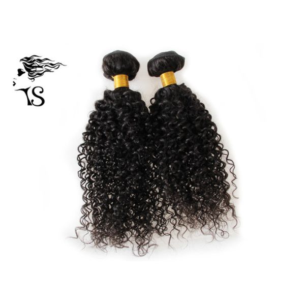 100% Brazilian Virgin Human Hair Jerry Curly Black Human Hair Weave Extensions