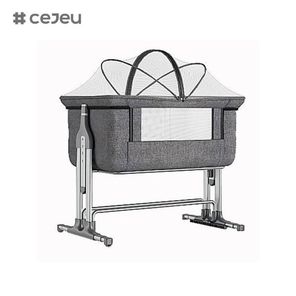 CJ-CH-122 Metal Modern Multifunctional Foldable Baby Bassinet Crib Kids Cradle Bed Cots Baby Beside Sleeper