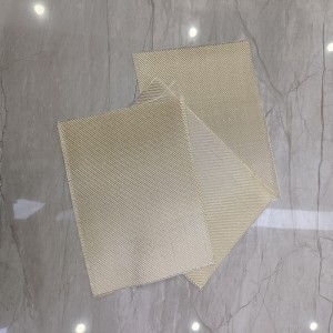 Coated High Temperature Fiberglass Cloth Golden Heat Insulating Fabric Manufacturer