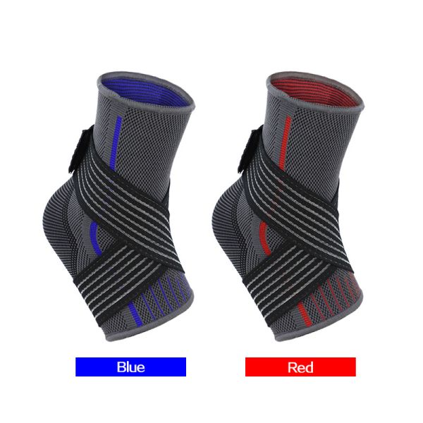 Basketball Elastic Fitness Recovery Motion Compression Lace-up Ankle Brace
