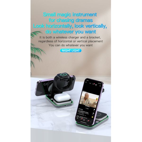 Magnetic Qi Wireless Charger Dock