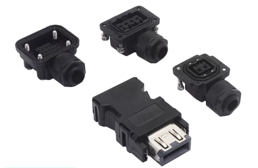 Applicable Mitsubishi servo drive encoder motor power cable plug SM-10P Mitsubishi 2/4/9P connector