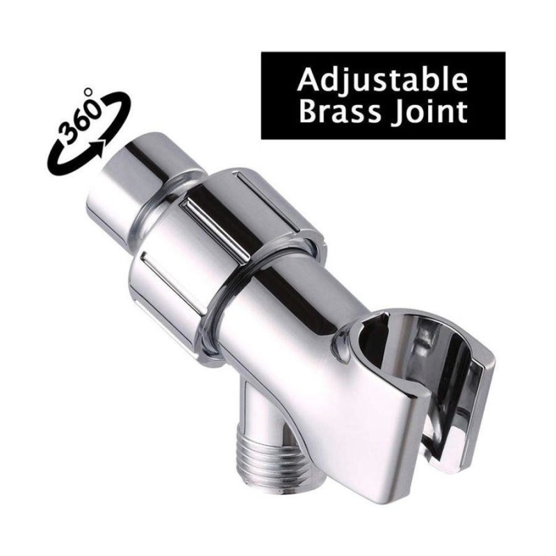 Plastic ABS 2024 High Pressure Water Saving 3 Mode Function Shower Head With Hose Holder