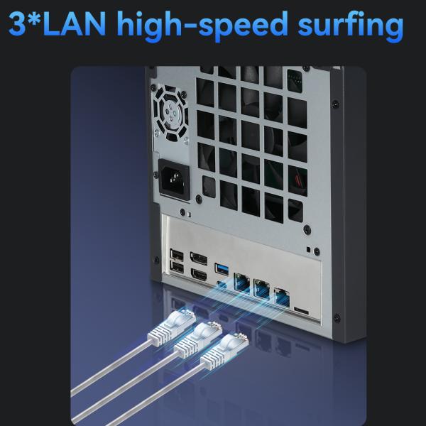 Serveur NAS N150 Interface hôte 8-Bay Réseau NAS Enveloppe de stockage connectée