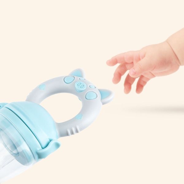 Food Grade Soft Customized Baby Feeding Silicone Pacifier  		Baby Fruit Food Feeder Pacifier