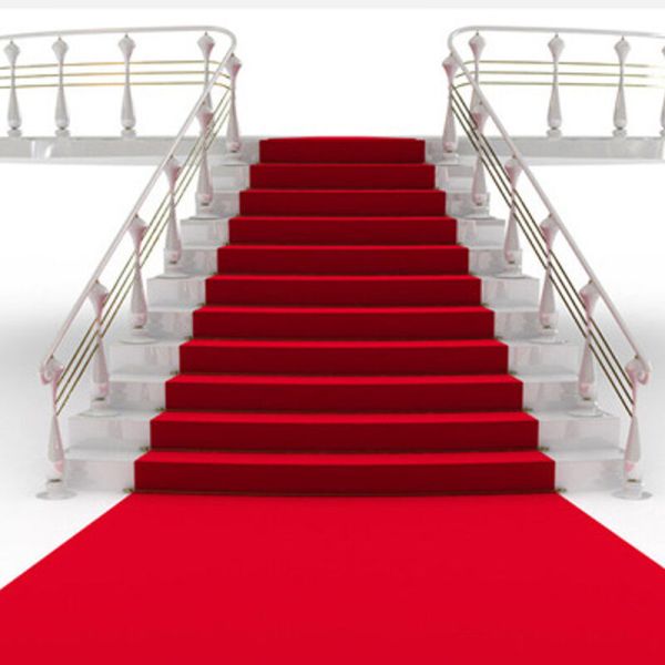 Modern Luxury Red Carpet Runner for Wedding Prayer Home Car Party 100% Polyester