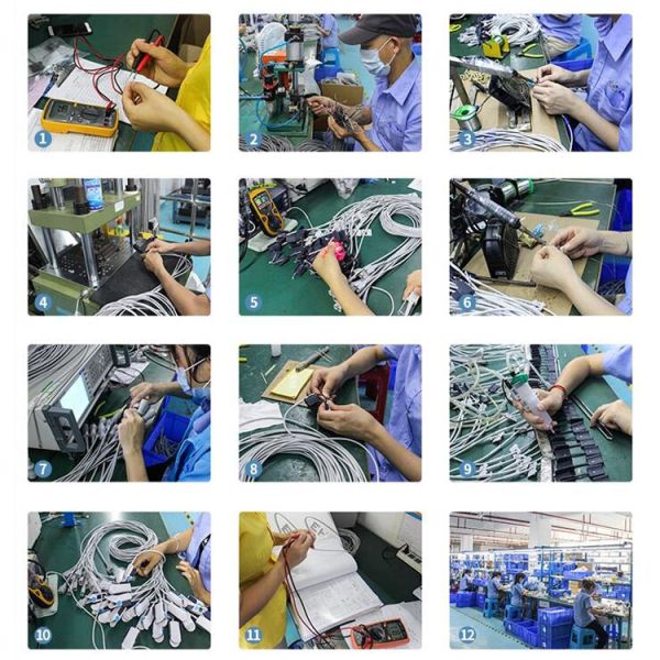 Medical ECG Cables And Leadwires Philips 3 Lead Ecg Cable Newtech M1280A M1722A HP