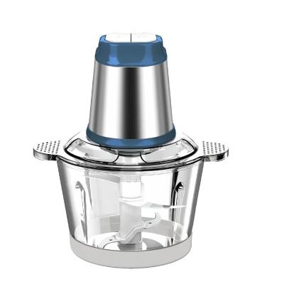 Couperet électrique à grande vitesse de bol en verre de cuisine de machine de hache-viande de viande de 300 watts