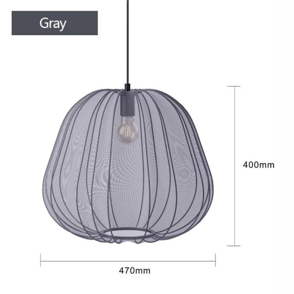 Nordic Designer Fabric Art Chandeliers Home Decor Retro Pendant Lamp (WH-VP-321)