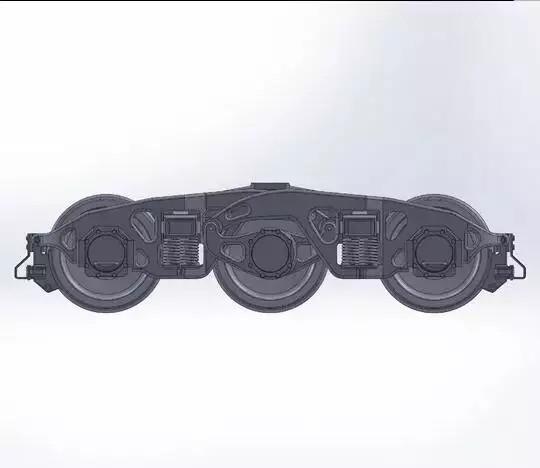Made in China Mesh Axle Loaded Railway Freight Bogie