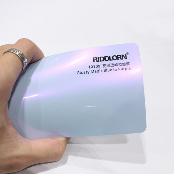 Purple Diamond Color TPU Car Paint Protection Film Shiny Colors Car TPU Vinyl Film