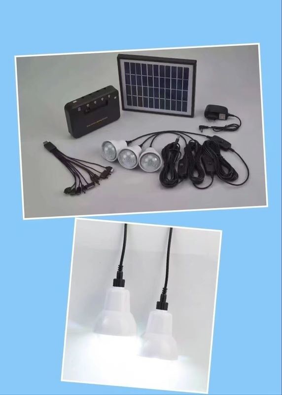 Переносные мини-солнечные системы освещения с аккумулятором 7.4V 5.2Ah