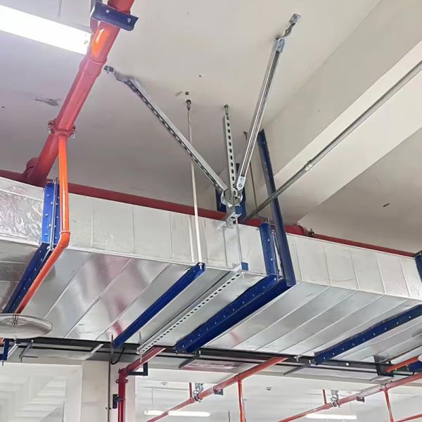 OEM Longitudinal Duct Seismic Bracing Clamp Hangers For Pipe Shockproof