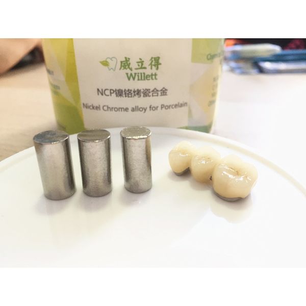 Nickel Chrome Dental Casting Alloys Density 8.5cm³ For Porcelain / Ceramic