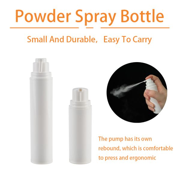 5g 7.5g 10g Plastic PP Powder Spray Bottle with Customized Colors and Silkscreen Printing