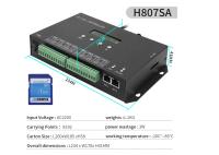 DMX512 Contrôleur LED SPI programmable H807SA 8192 pixels Pour DMX512 WS2811 WS2812B WS2815 APA102 bande à LED