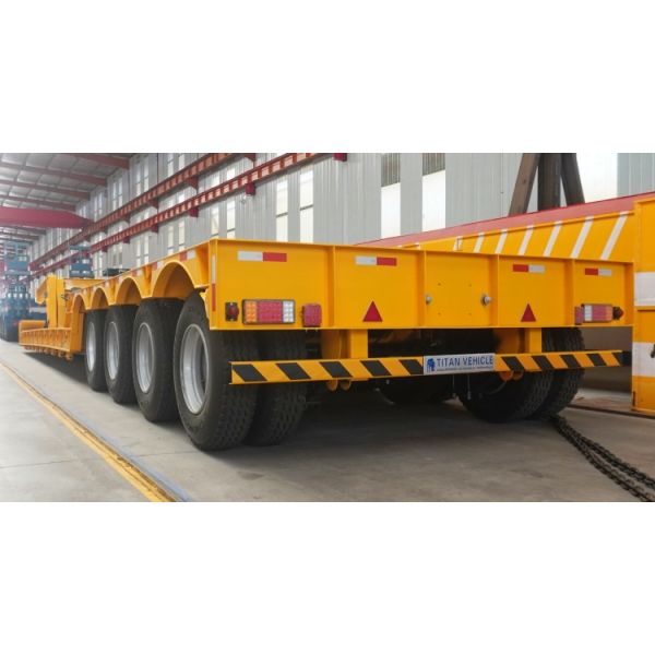 TITAN Removable Detachable Gooseneck Lowboy Trailers for Sale 60/80/100120 Ton Lowboy Trailers for Sale