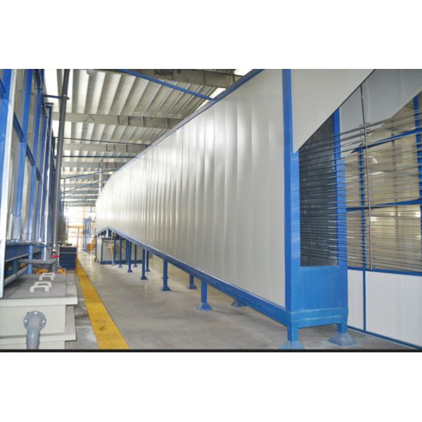 Spraying Vertical Powder Coating Line Automatic 1200T/Month Output