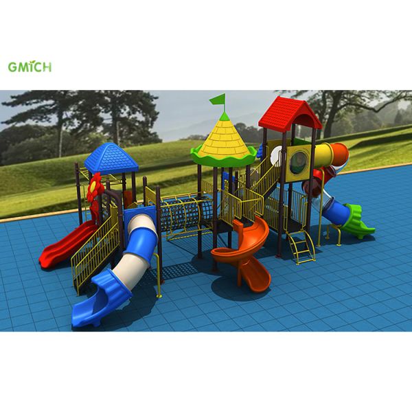 Resort Custom Playground Slides Customizable Design Plastic Play Slide