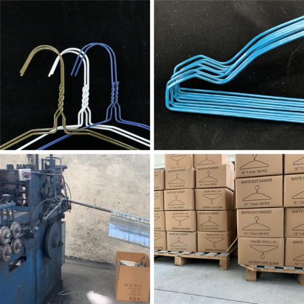 Commercial White Wire Hangers , Contemporary Adults / Kids Wire Hangers