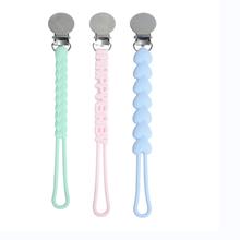 OEM ODM Silicone Pacifier Clip Silicone Beads For Dummy Clips