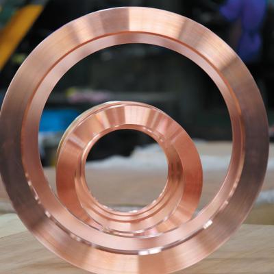 Anel de extremo de cobre e barra de rotor com alta resistência e durabilidade