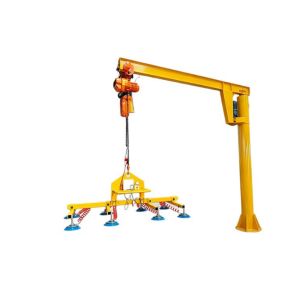 Compact Split-Assembly Pneumatic Vacuum Suction Cup Lifter with 500kg Capacity and Dual Power Options for Laser Cutting Machines