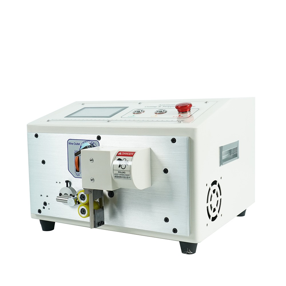 Automatic 2-Wheel PVC Plastic Latex Tube Cutting Machine Multi-Function Cable Manufacturing Equipment Small Cutter Pipe Stripper