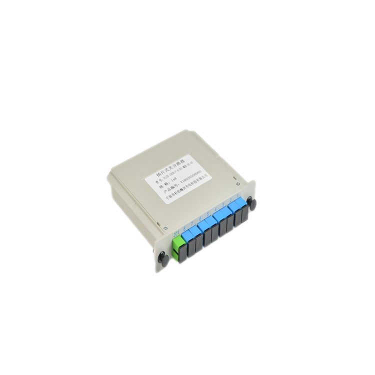 1 to 8 PLC Splitter with SC FC LC ST Connector Type G657A Fiber Type at Affordable