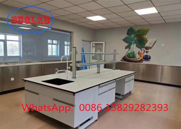 Chemical-resistant Chemistry Lab Workbench Laboratory Workstations Excellent Customer Service and Assembly