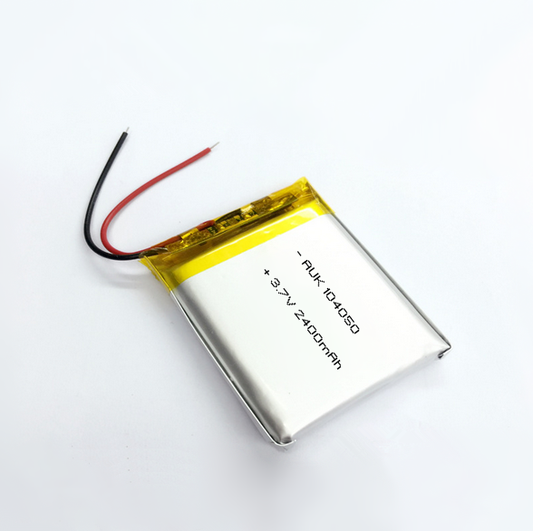 Batterie au lithium polymère LiPo en argent 2400 MAH 104050 Cellule 3,7 V