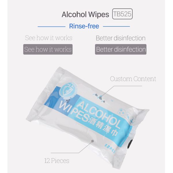 Кожа Випес обеззараживанием устранимая влажная забавляется алкоголь стерилизации чистки 75%