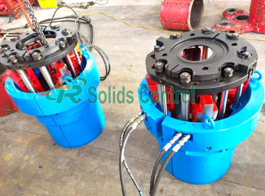 Mining PS16 Casing Pneumatic Drilling Rig Slips Blue Color