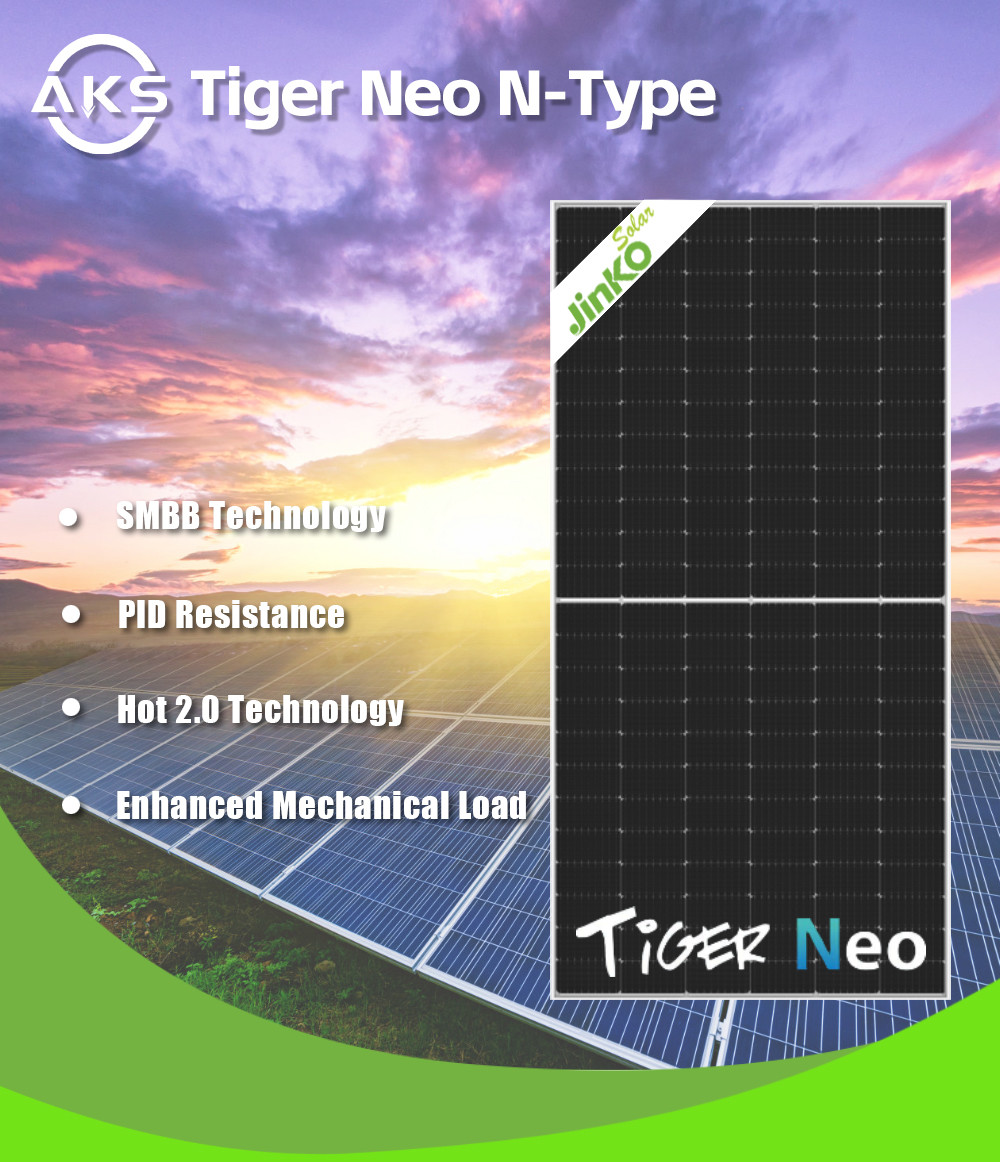 AKS Jinko Tiger N-type 60tr Солнечная панель 355W 360W 365W 370W 375W Солнечная панель Eu Stock Plaque Solaire