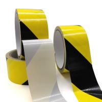 Bande auto-adhésive noire jaune à simple face du risque 300um