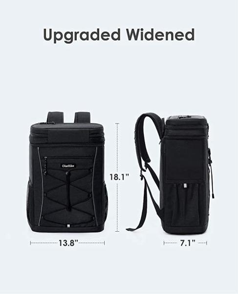 Reflective Strip Insulated Cooler Bags Waterproof 30 Can Soft Sided Cooler