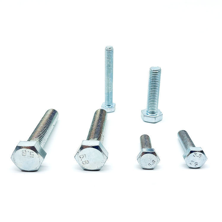 Metric Grade 8.8 DIN931 DIN933 Stainless Steel Galvanized Hex Bolt