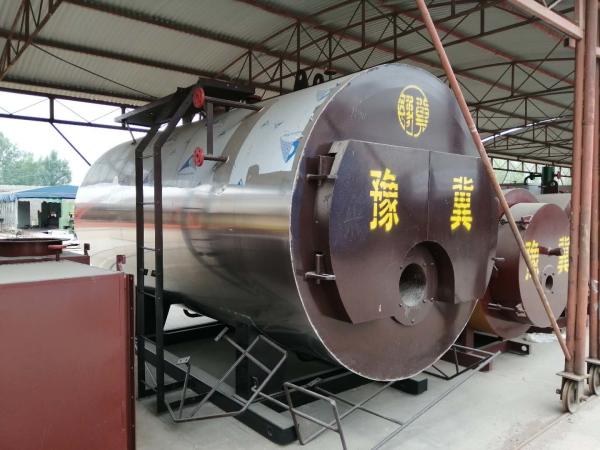 Food Processing Thermal Oil Heater Boiler Wet Back Structure Fast Charge Integrated