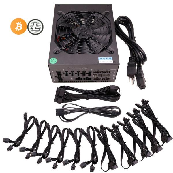 Hot Sale Atx 1600w Full Modular PSU 6 Gpu 90 plus Gold Switching PSU PC Power Supply DC/COMPUTER  12V