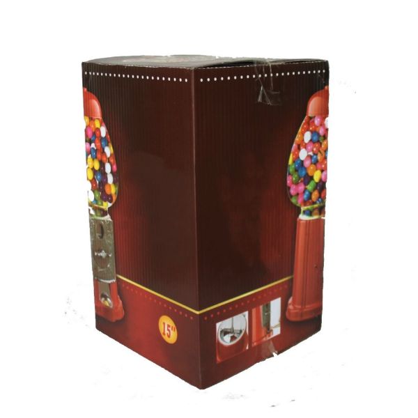 2kg Capacity Glass Bubble Gum Machine Aluminum Alloy