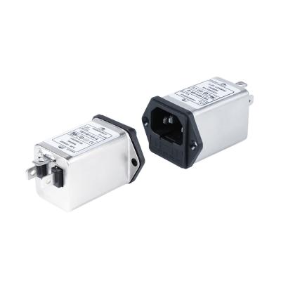 115VAC/60Hz шумят фильтр IEC Inlte фильтра YB11B1 1A 3A 6A 8A AC с взрывателем