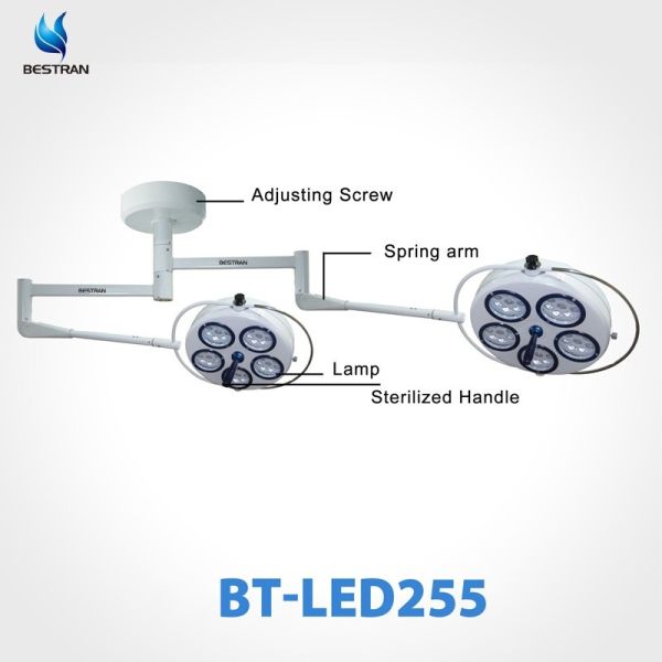 Luz quirúrgica montada en el techo 100000 Lux Iluminación quirúrgica LED Luz fría