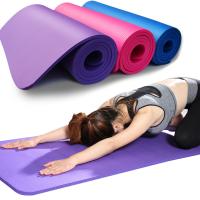 tapis lavable d'exercice de machine du tapis 173cm*61cm NBR de yoga de séance d'entraînement d'épaisseur de 3.5mm
