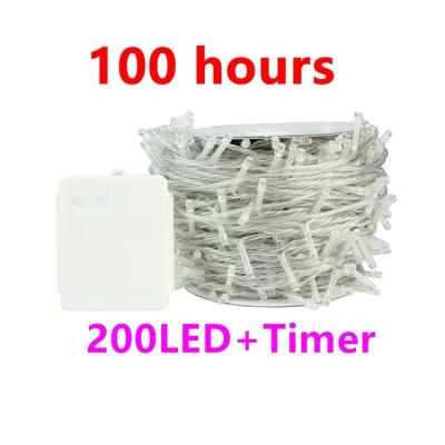 200 LED Battery Operated Christmas Lights 28V 20m Length Hanging Lights For Bedroom