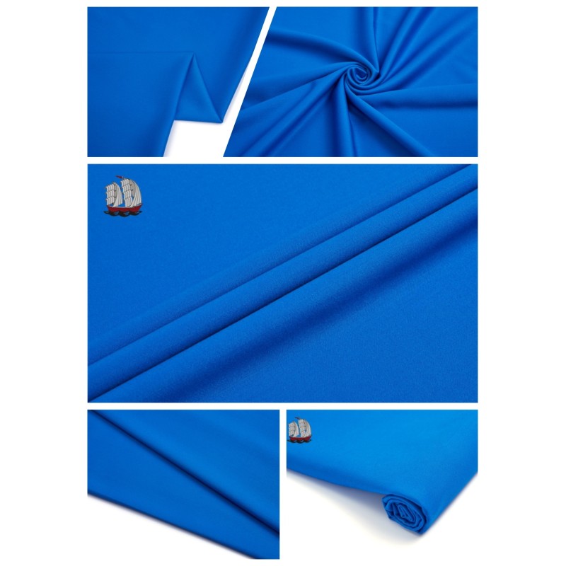 Bamboo Polyester Woven Fabric with Spandex Twill Dyed Lightweight Breathable for Shirt