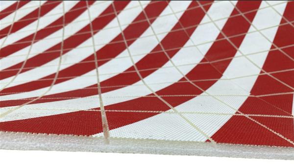 15 mm colchões absorventes de choque de drenagem pré-fabricados para campo de esportes de grama artificial