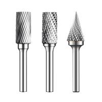 Les ensembles simples et doubles de dents dactylographient le carbure de tungstène Burr Deburring