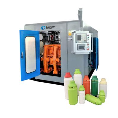 Double Head Extrusion Blow Moulding Machine Plastic Bottles Round Small Contanier
